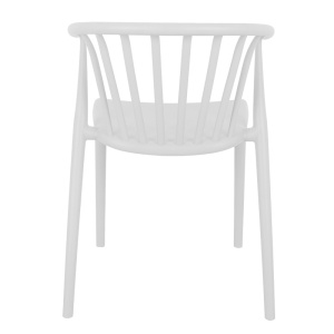 Scaun de Gradina Model Zelma, Alb, 55x53x73 cm - Img 2