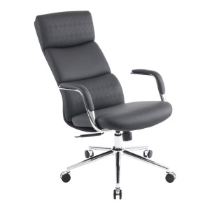 Scaun directorial Bendona, negru, 71x78x119-127 cm - Img 4