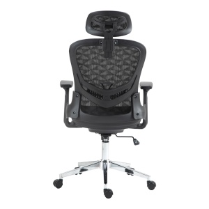 Scaun directorial Mergi, negru, 62x63x110-120 cm - Img 6