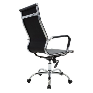 Scaun directorial Valter, negru, 55.5x58x108 cm - Img 2