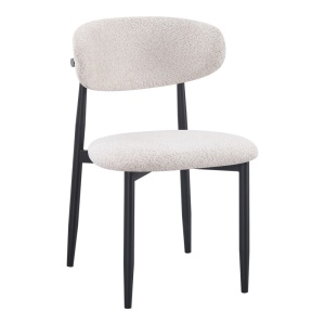 Scaun Folegio, crem/negru, 50x57x79.5 cm