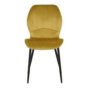 Scaun Jelour, galben/negru, 46.5x60x84 cm - Img 4