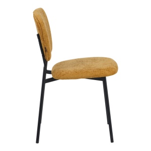 Scaun Model Cathair, Galben/Negru, 48x53x82 cm - Img 3