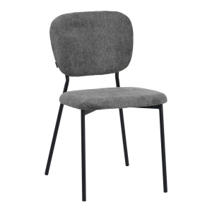 Scaun Model Cathair, Gri inchis/Negru, 48x53x82 cm