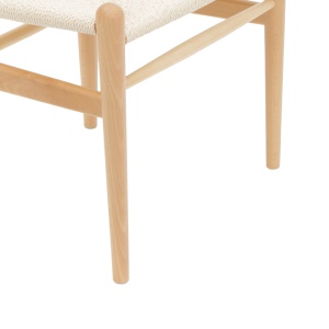 Scaun Model Conan, Natur, 52x46x78 cm - Img 5