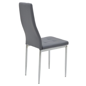 Scaun Model Cube, Gri, 41x46x97 cm - Img 2