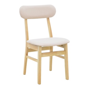 Scaun Model Gaborn, Natur/Bej , 47x47x81.5 cm