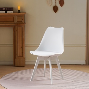 Scaun Model Gaston, Alb, 48.5x53.5x81.5 cm - Img 2