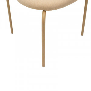 Scaun Model James, Bej/Natur, 46.5x50x79.5 cm - Img 7