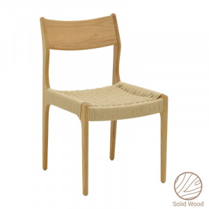 Scaun Model Martina, Natur, 46x49x81 cm - Img 1