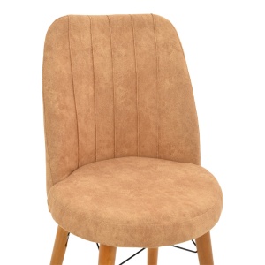 Scaun Model Nevis, Maro/Nuc/Negru, 47x50x91 cm - Img 5