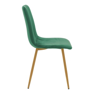 Scaun Noor, verde/natural, 44x53x86 cm - Img 3