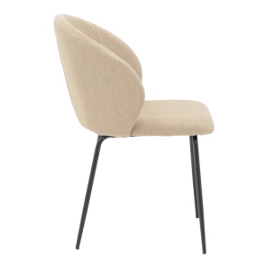 Scaun Olympian, bej/negru, 50x55x83 cm - Img 3