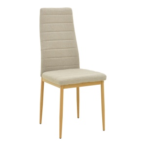 Scaun Parker, bej/natural, 39.5x48x95 cm