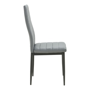Scaun Parker, gri/negru, 39.5x48x95 cm - Img 3