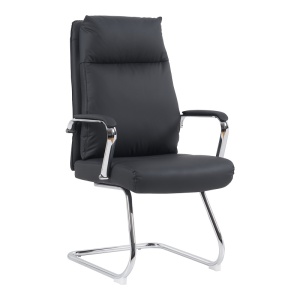 Scaun pentru vizitatori Siquel I, negru, 58x62x105 cm