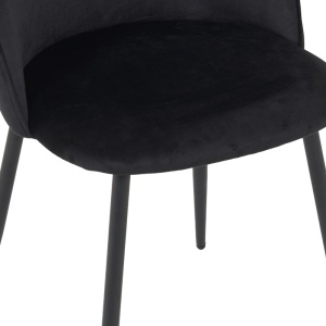 Scaun Perch, negru, 50x43x82 cm - Img 6