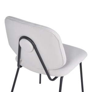 Scaun Pietro I, bej/negru, 45x55x82.5 cm - Img 7