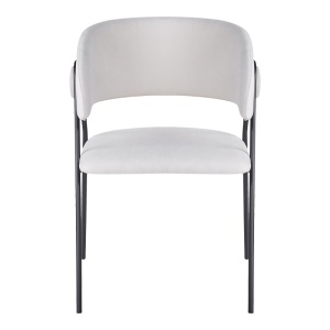 Scaun Rachele I, bej/negru, 52x65x79 cm - Img 4