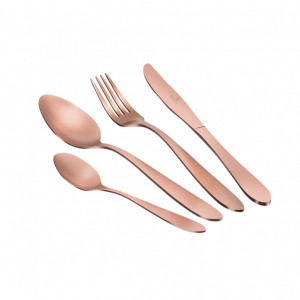 Set 24 tacamuri Satin Rose Gold - Img 1