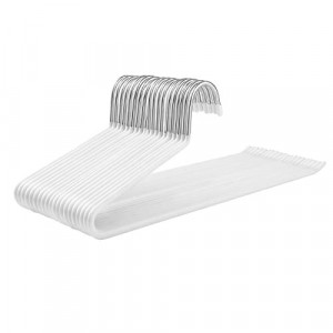 Set de 20 umerase din metal, Songmics, Alb-Argintiu, 38x13x0.5 cm - Img 2