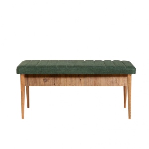 Set Masa Extensibila si scaune Model Stefan, 129-163x80x75 cm, Pin atlantic/ Verde Soho - Img 13