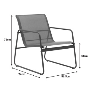 Set mobilier de grădină Veranda, antracit - Img 11