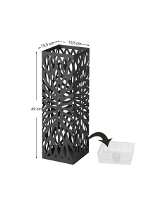 Suport pentru umbrele, Songmics, Negru, 15.5 x 15.5 x 49 cm, LUC48B - Img 5