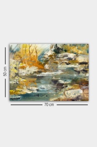 Tablou 153861683 Multicolor 50x70x3 cm - Img 3