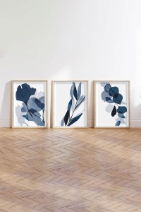 Tablou, 3 bucati Huhu207 Multicolor 50x70 cm - Img 5