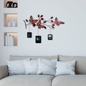 Tablou metalic Dalvere Multicolor 93x65x4 cm - Img 4