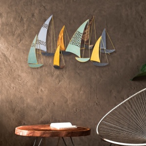 Tablou metalic Yavuz Multicolor 111x70x8 cm - Img 1