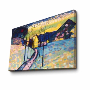 Tablou Rainbow Cascade Multicolor 70x100x3 cm - Img 3