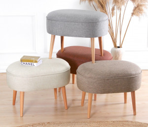Taburet Hala Cappuccino 45x20 cm - Img 4