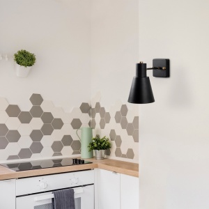 Aplica Funnel Negru 14x24x21 cm - Img 1