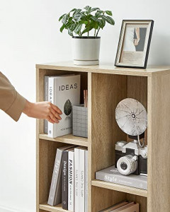 Biblioteca Vasagle, Model Sonny, 80x50x24 cm, Natur - Img 5