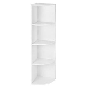 Biblioteca Vasagle, Model Spencer, 129.5x30x30 cm, Alb - Img 2