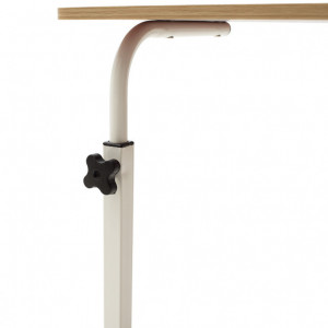 Birou ajustabil Pako World, model Piper, 60x69-90x40 cm, Stejar/Alb - Img 5
