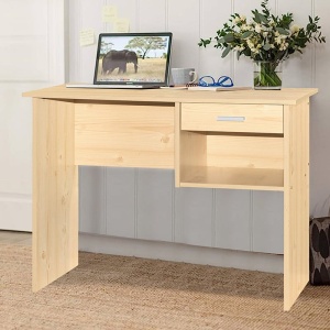 Birou cu Sertare Pako World, model Michael, 88x72x45 cm, Natural - Img 2