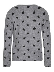Bluza Gri cu Stelute Negre - Img 2