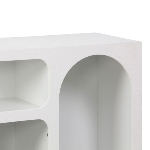 Bufet - Comodă Living Emersi, alb, 164x34x76 cm - Img 4