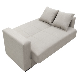 Canapea Extensibila 2 Locuri Vox, gri deschis, 154x82x83 cm - Img 5