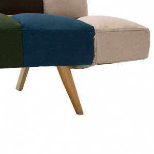 Canapea extensibila 3 locuri Freddo stofa multicolor 182x81x84 cm - Img 7