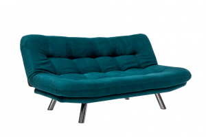 Canapea Extensibila, 3 Locuri Misa Small Sofabed Petrol Verde - Img 6