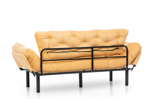 Canapea Extensibila, 3 Locuri Nitta Triple Mustard - Img 3