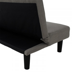 Canapea extensibila Breathe material textil antracit 167x77x73 cm - Img 6