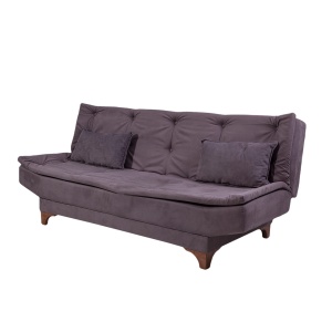 Canapea extensibila cu 3 locuri Model Kelebek, Antracit - Img 6