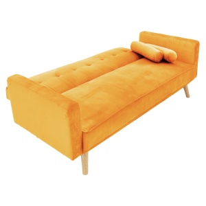 Canapea Extensibila Success, galben, 3 locuri, 190x80x84 cm - Img 5