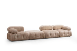 Canapea modulara Bubble Crem 95x95x45 cm - Img 3