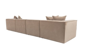 Colțar dreapta Sora Cappuccino 430x75x102 cm - Img 11